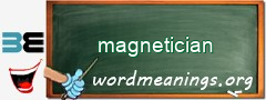 WordMeaning blackboard for magnetician
